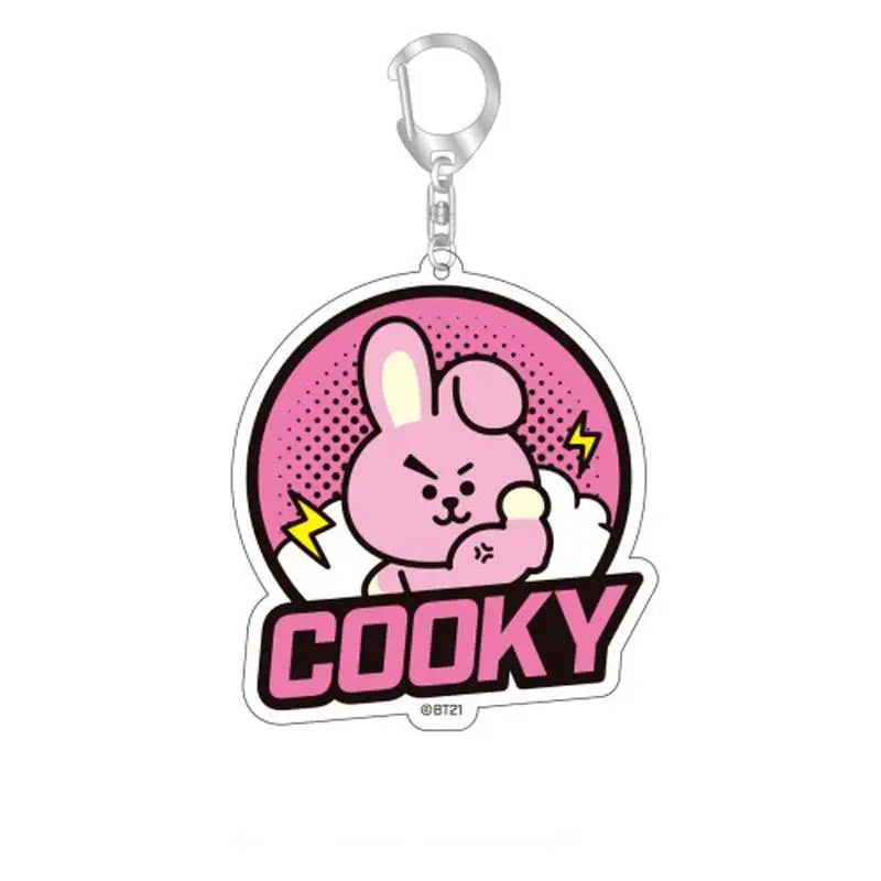 Брелок Cooky Mang Koya RJ TATA Shooky для женщин и мужчин брелок ключей с рисунком из