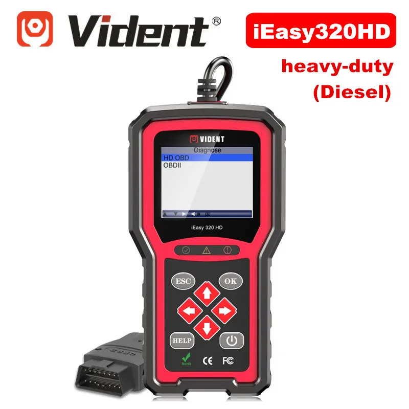 Диагностический инструмент Vident iEasy320HD для дизельных грузовиков сканер OBD2 считыватель автомобильных кодов