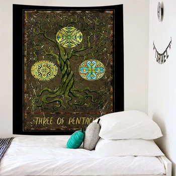 

Tarot Star Tapestry Wall Tapestry Wall Hanging Psychedelic Tapestry Celestial Tapestry Decor for Bedroom Living Room tap614