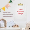 New Custom Pattern Series Writing Board Clip Kids Stationery A4 Paper Acrylic Pad Splint Transparent Clipboard School Supplies 5