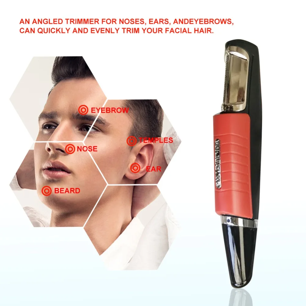Aparador de Pêlos Máquina de Corte de Cabelo Cuidados com o Rosto Multifuncional Nariz Homens Sobrancelha Orelha Depilação Pessoal Barbeador Luz Led 1 de cabelo pessoal cuidados com o rosto barbeador