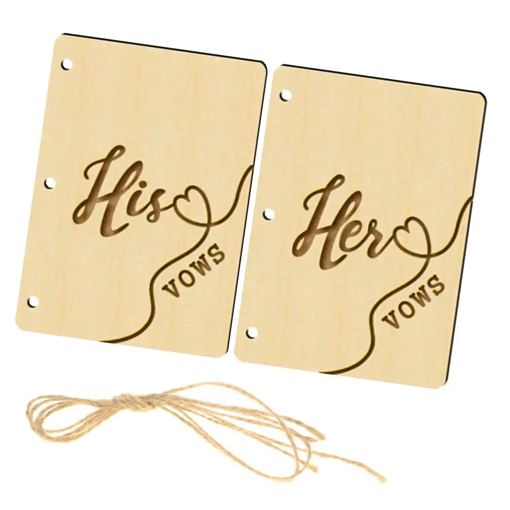 Natural Wooden Tags Cutout Wooden Pieces Hanging Labels Embellishments Crafts Wooden Decorative for Wedding Crafts Making DIY