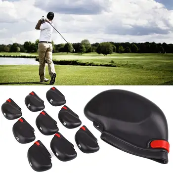 

Fashion Accessories Club Putter Head Cover 9Pcs 9Pcs Golf Golf with Golf Iron Protector Golf Iron Head Covers