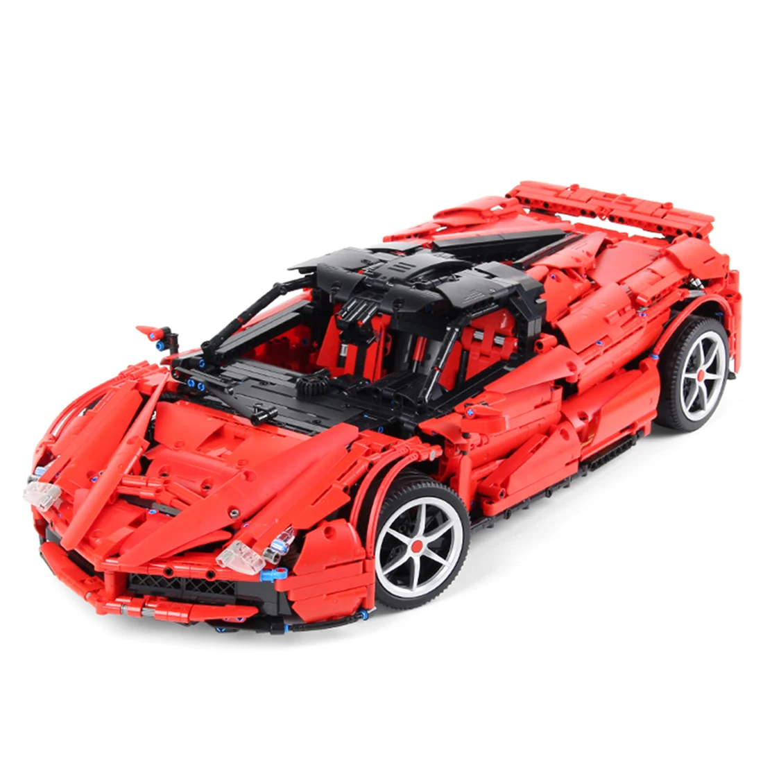 3260 шт 1:18 Масштаб DIY статическая версия спортивный автомобиль строительный блок Строительная модель кирпичная игрушка подарок для детей-красный