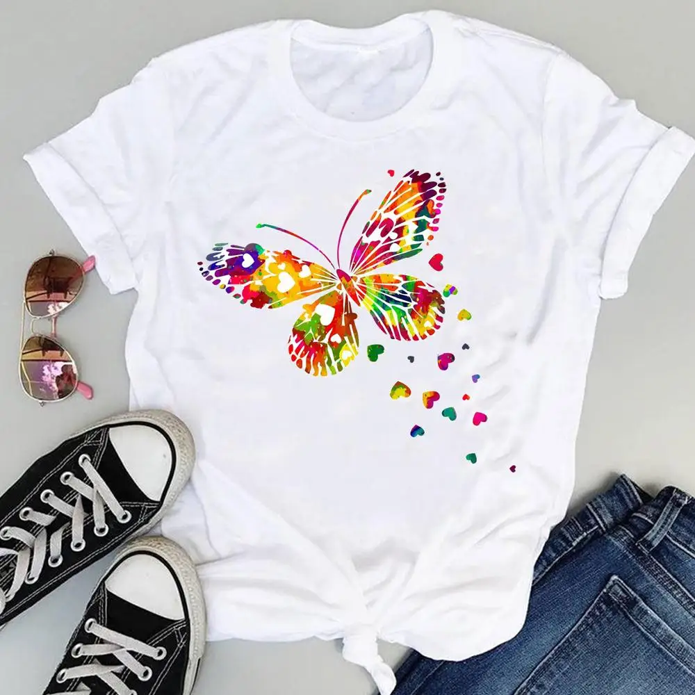 Hc7115097e97a4d9895d6d8f7cd1fbb8ba - Butterfly Short Sleeve T-Shirt