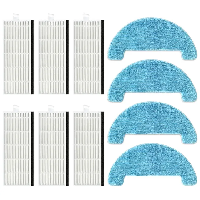 iLife A40 A4S Polaris PVCR 0826 0726W Amibot Spirit ICE H2O Smart Robot Gutrend Style 220 Main Side Brush Hepa Filter Mops Parts Set A