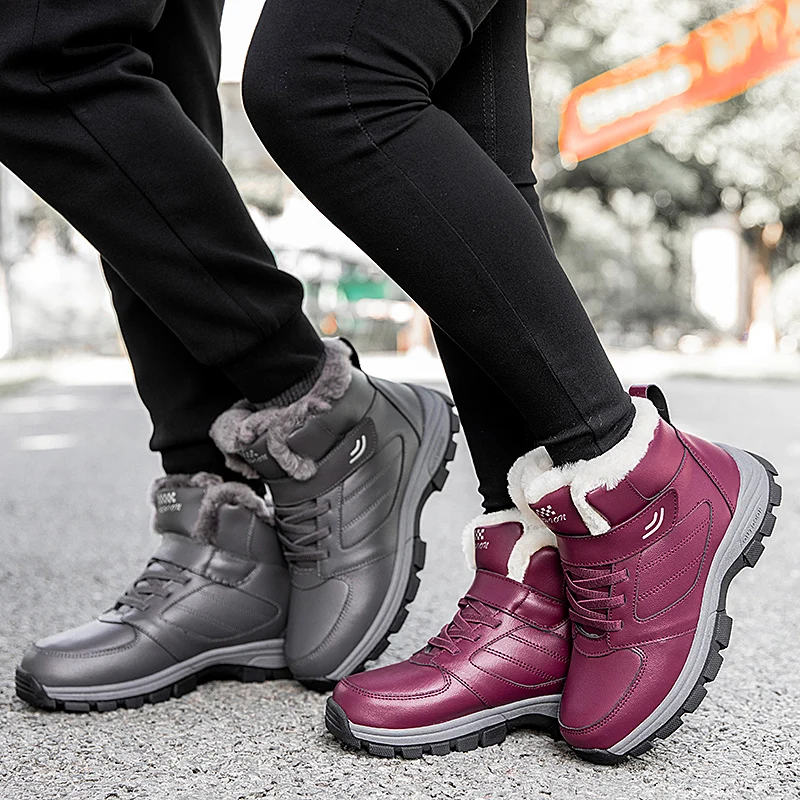 Couple Winter Boots Sneakers For Men Women