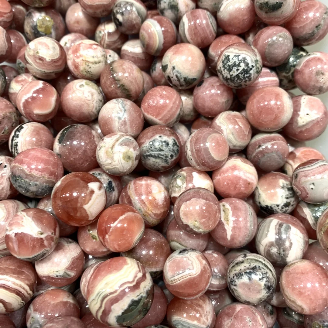 

1 шт., натуральный Родохрозит, кварцевый шар, энергетическая Сфера, хрустальные бриллианты и камень, лечебный подарок для медитации