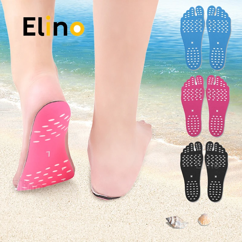 Invisible insoles Beach Non-slip Foot Sticker Care Shoes Sticky Foot Pads insole 