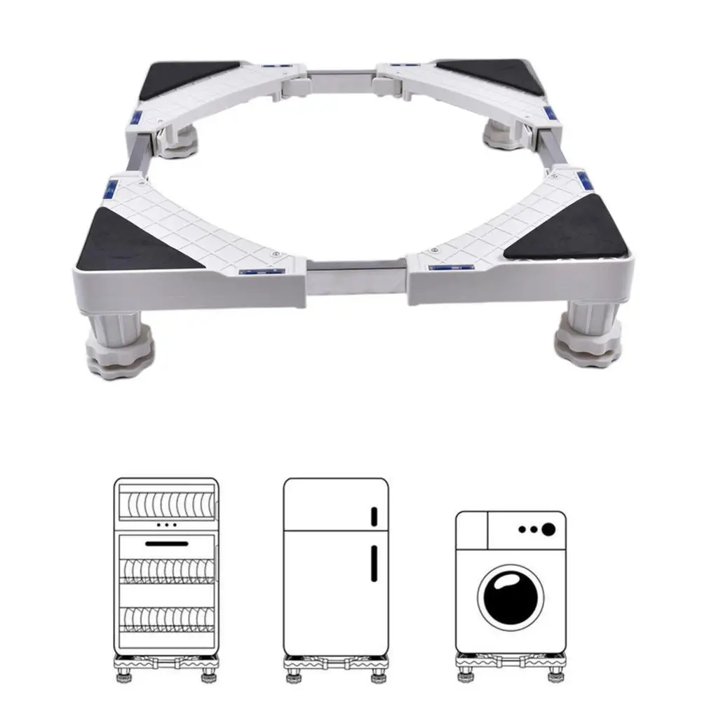 Подставка для стиральной машины из нержавеющей стали с усиленным основанием для холодильника многофункциональное регулируемое основание для сушки электрического прибора