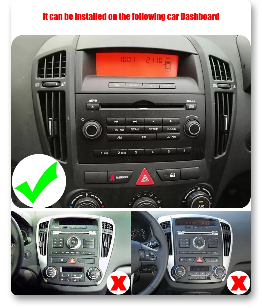 GPS Autoradio untuk Kia Ceed 2007 