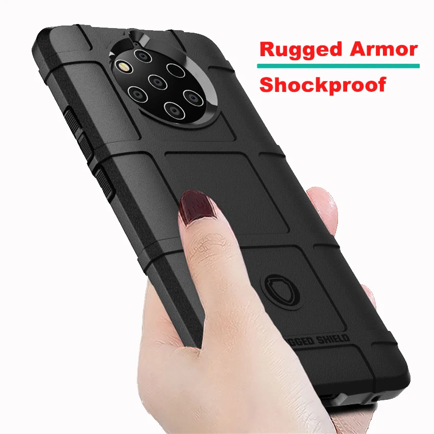 

For Nokia 9 PureView Case Rugged Armor Shockproof Cover For Nokia 9 PureView Soft Silicon Button Protection Case