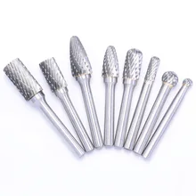 

8PCS/set Tungsten Carbide Rotary File Suit Metal Polishing Jade Carvings Carved Electric Grinding Head Of Electric Grinding File