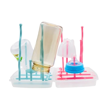 

Baby Bottle Drying Rack Foldable Baby Milk Bottle Cleaning Dryer Baby Pacifier Feeding Cup Holder Bottle Drying Rack For Baby