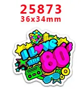 25873 30 шт мультяшный персонаж плоское украшение из смолы PR 25843 - Цвет: 25873