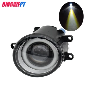 

2PCS Super Bright LED Fog Light + Angel eye For Toyota Highlander 2008-2010 For Toyota Vios yaris sedan ZSP9 NCP9 2007-2010