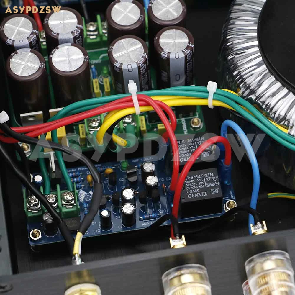 Готовый усилитель мощности QUAD405 на базе четырехъядерного усилителя 405 KTD1047 100 Вт +