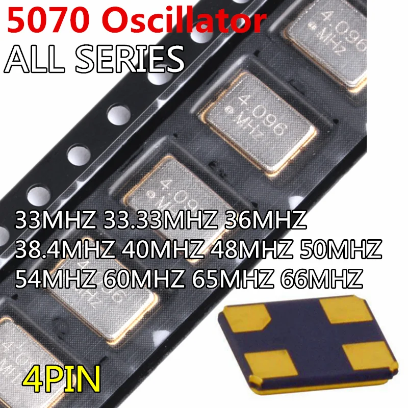 Mfs55520vibr Compute Module 5pcs OSC 5070 crystaloscillator 4pin oscillator 5*7mm 33MHZ 33.33MHZ ...