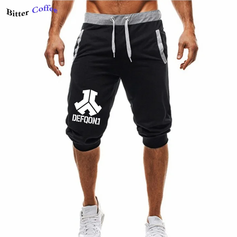 

2019 New Defqon 1 Rock Mens Sporting Beaching Shorts Men Bodybuilding Sweatpants Fitness Short Jogger Casual Male Shorts