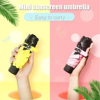 

Folding Outdoor Home Living Umbrella Sun Umbrella Fashion Mini Portable Umbrella Travel