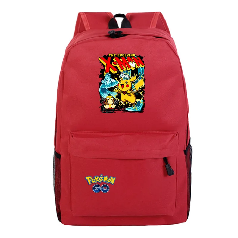 photo colour Mochilas модный рюкзак Pokemon Go, рюкзак для студентов, рюкзак для компьютера, школьные сумки, большая Вместительная дорожная сумка для ноутбука - Цвет: photo colour