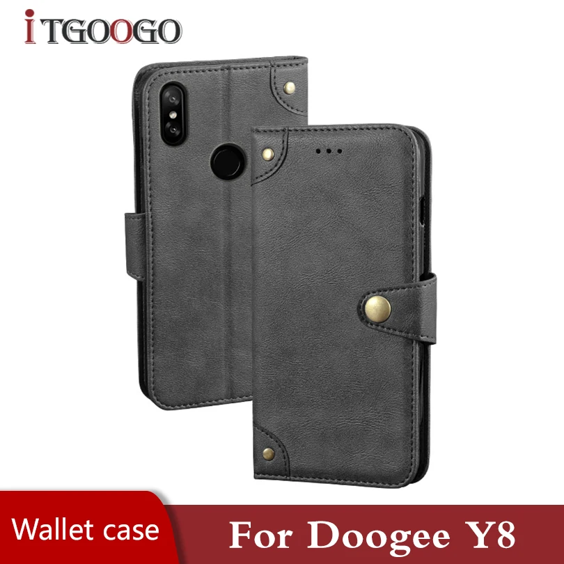 Чехол-книжка для Doogee Y8 чехол-книжка смартфона магнитный противоударный чехол из