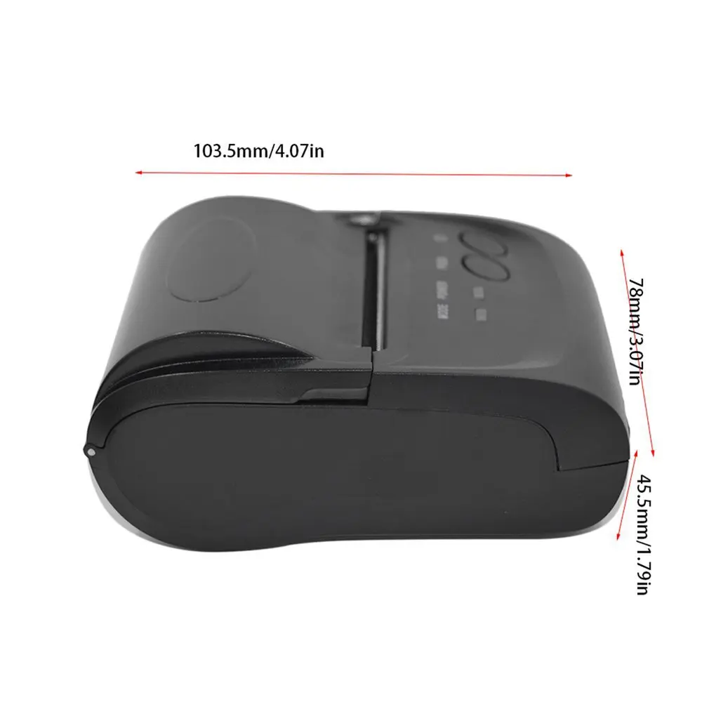POS 5802DD портативный беспроводной мини Термопринтер для чеков 58 мм линейная
