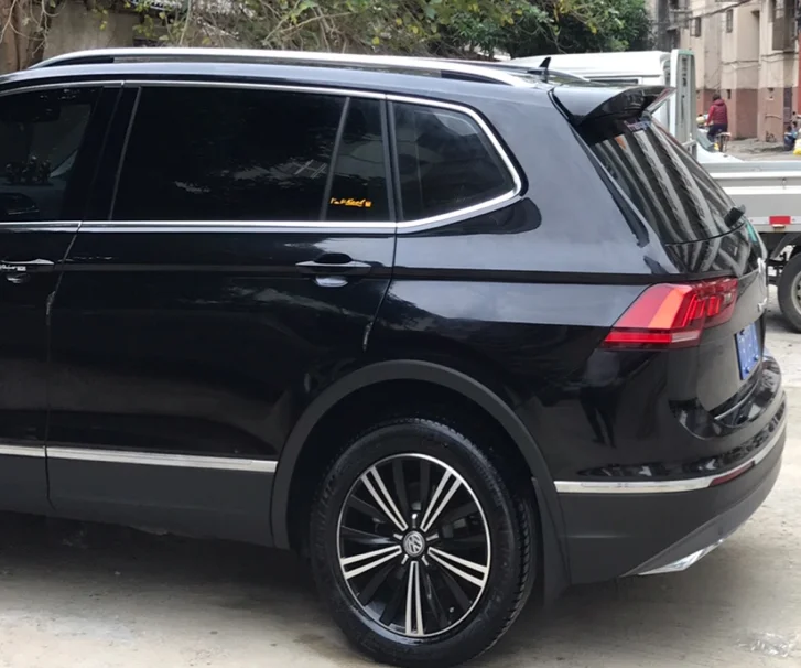 Для Volkswagen Tiguan L спойлер высокого качества ABS Материал заднее стекло крыша крыло Грунтовка Краска Цвет