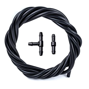 

Partsworld Windshield Washer Hose Kit Universal Washer Fluid Hose with Hose Connector 3 Meters Length