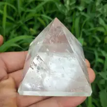 Натуральный кристалл кварца огранка полированная Пирамида натуральный кристалл рейки заживление