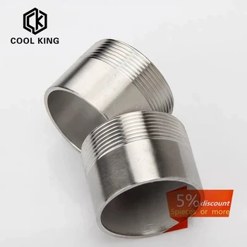 

DN6 DN8 DN10 DN15 DN20DN25 BSP Male Equal Straight Welding Nipple Joint Pipe Connection SS304 Stainless Steel connector Fittings
