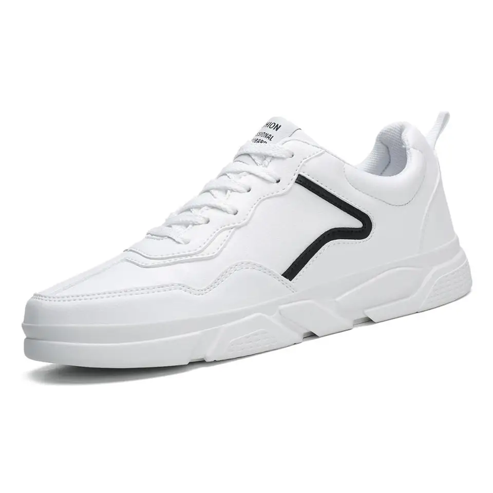 white casual tennis shoes