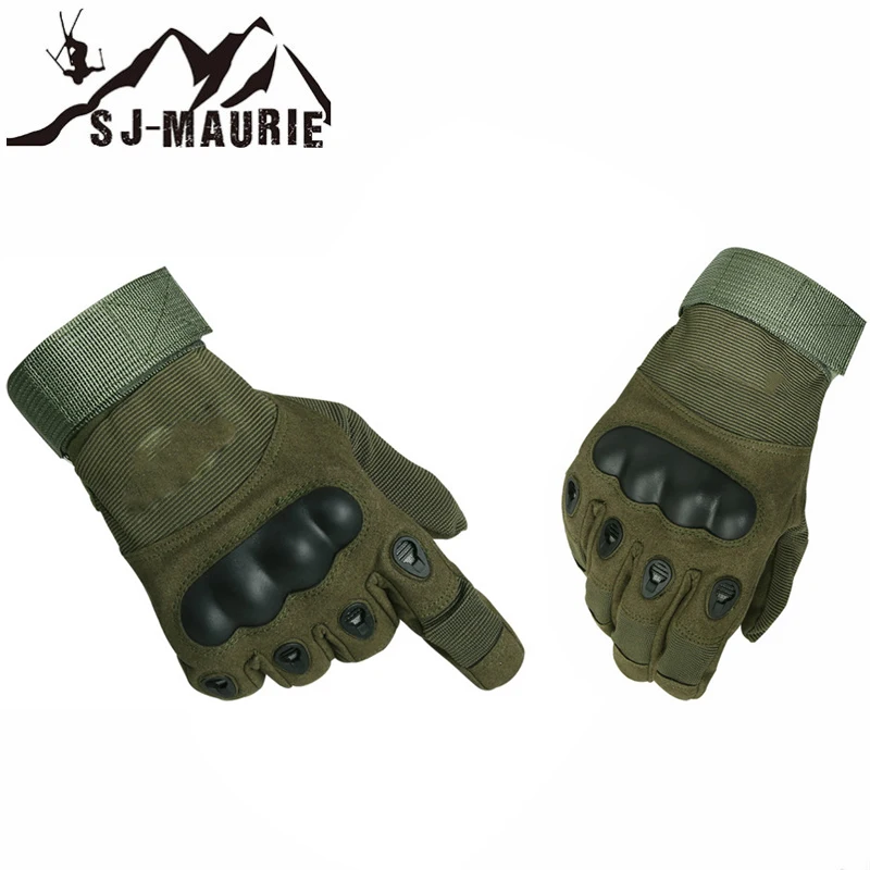 

2020 Winter Full Finger Gloves M-XL Outdoor Sports Hunting Cycling Military Gloves Armor Protection Hunting Gloves 3 Colors