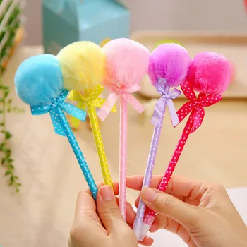 

Manufacturer Direct Selling Creative Cute Stationery Butterfly Knot Ball Pen Atom Pen Furry Pen Student Prize Wholesale
