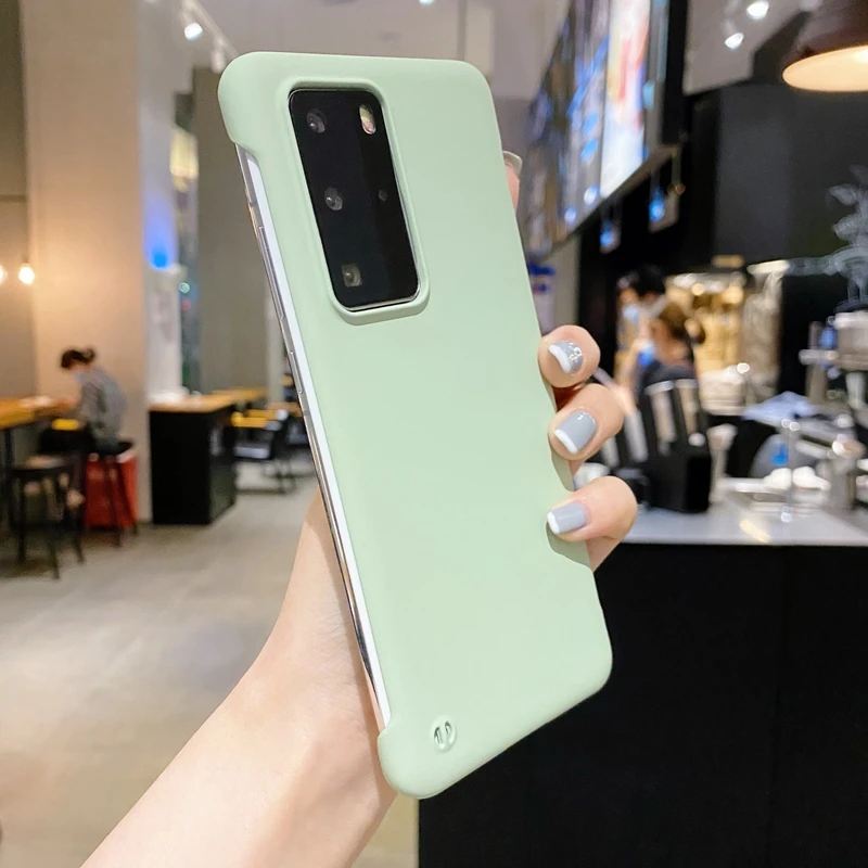 Fir Huawei P40 Pro P30 Lite P20 Pro Mate 40 Pro 30 Pro Plus Honor 20S 20 30S Pro Case Luxus Dënn Hard PC Frameless Case_voghion.com