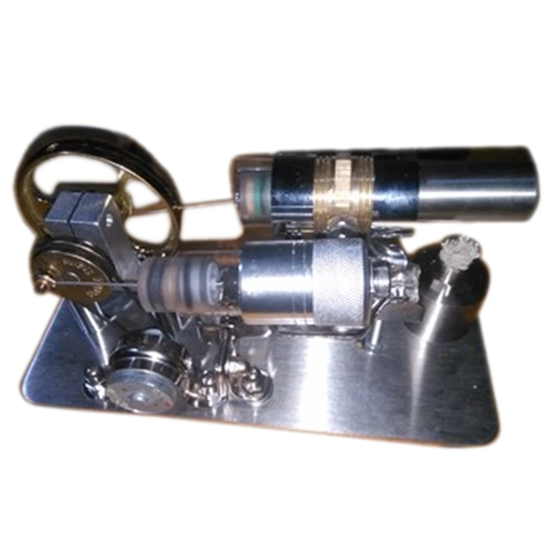 

High Quality DIY Metal Single Cylinder Stirling Engine Model Power Generator Micro External Combustion Engine Stem Model
