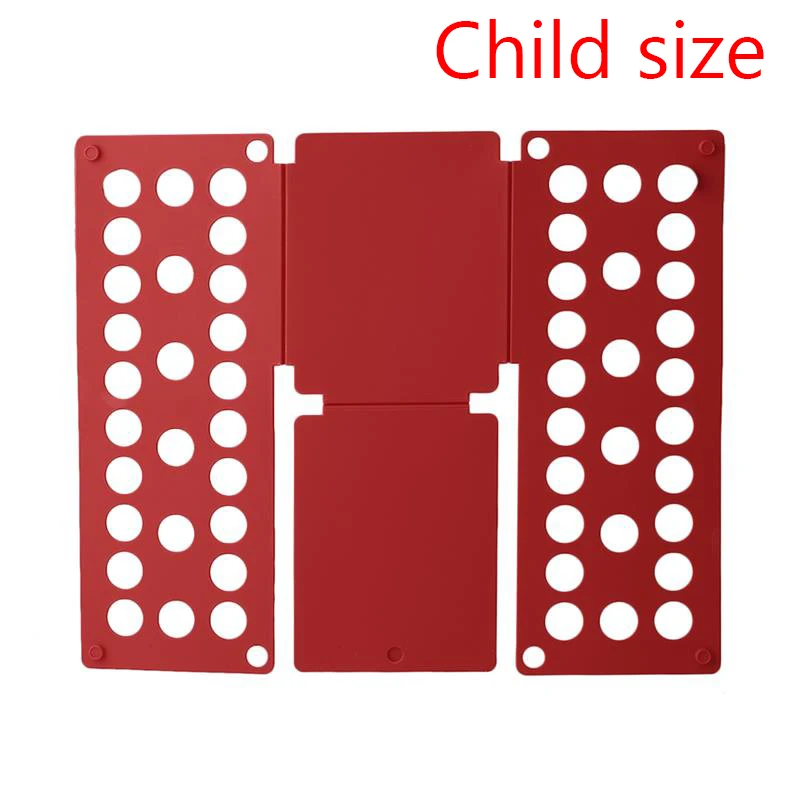 red child size Качественная волшебная доска для складывания одежды T джемпер и юбка Органайзер складной экономит время быстрая одежда складная Доска Держатель ребенка/взрослого размера - Цвет: red child size