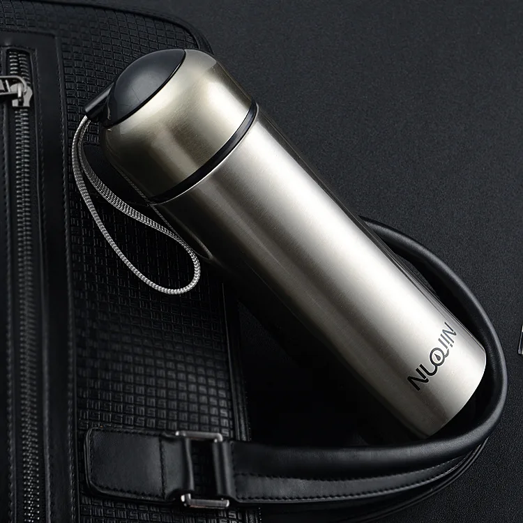 

New Style Insulated Stainless Steel Bottle Customizable Creative Men's Tea Cup Filter Tea Glass Business Accompanying Cup