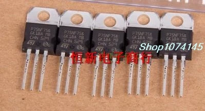 10 шт./лот P75NF75 STP75NF75 TO220