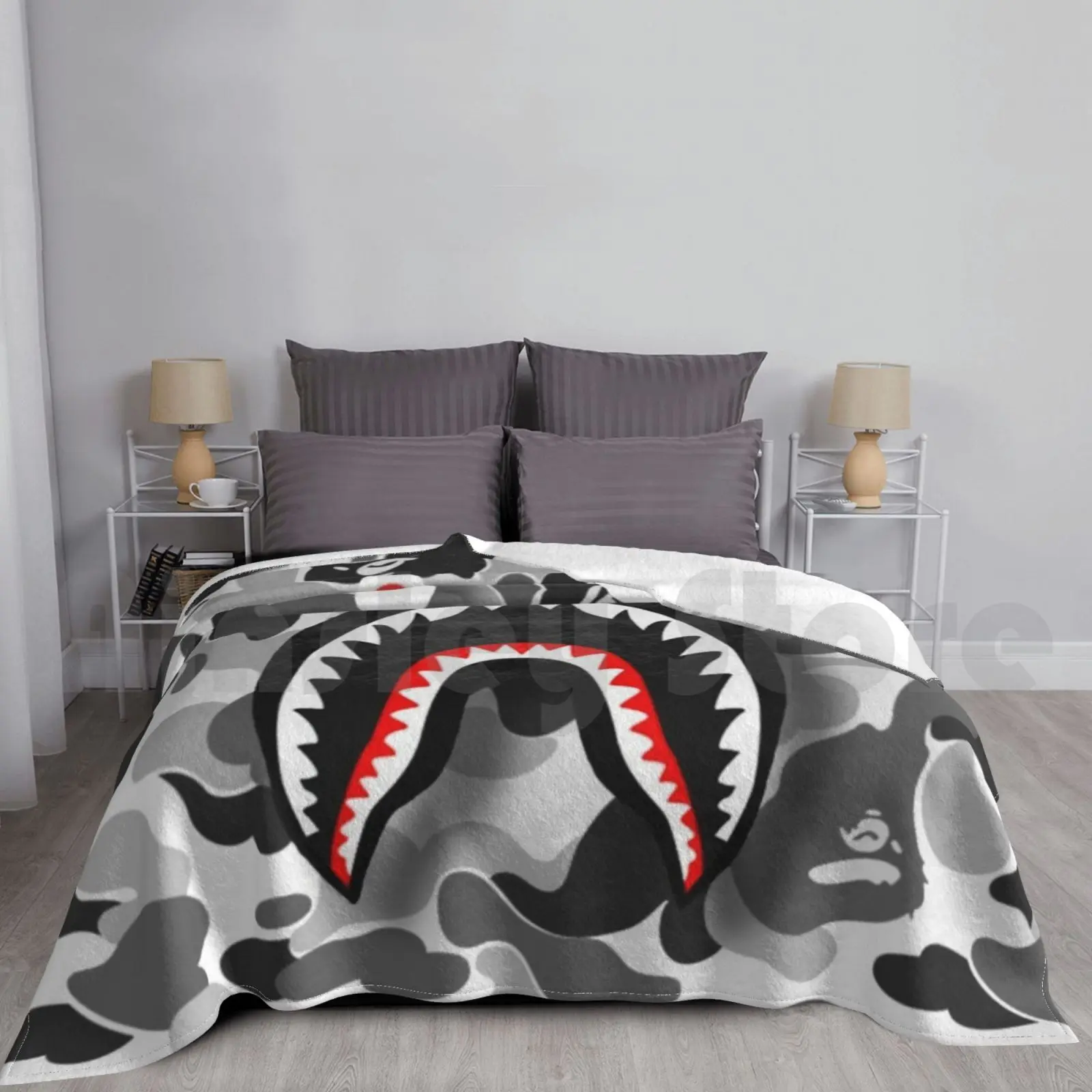 Black Shark Coperta Fashion Custom Blue Shark Blue Shark Blue Shark Case Blue Case Blue Case Blue Blue Blue