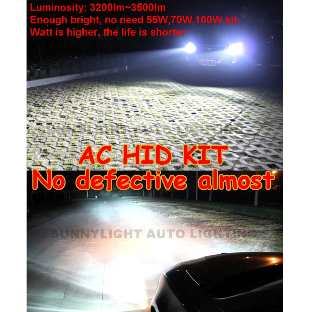 Комплект ксеноновых фар CNSUNNYLIGHT супертонкий ксеноновый комплект Canbus 35 Вт H1 H3 H7 H8 H10