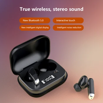 

TWS Bluetooth Headphones LED True Wireless Headphones with Touch Control with Microphone Waterproof Sports Headphones for Xiaomi