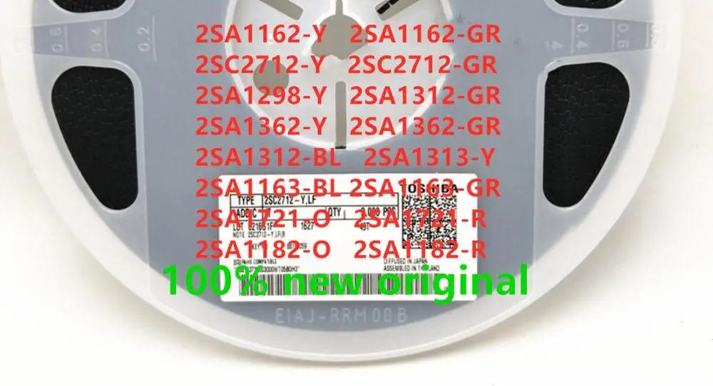 100 шт. 2SA1162 2SA1163 2SA1182 2SA1298 2SA1312 2SA1313 2SA1362 2SA1721 2SC2712 100% новый оригинал | Бытовая техника