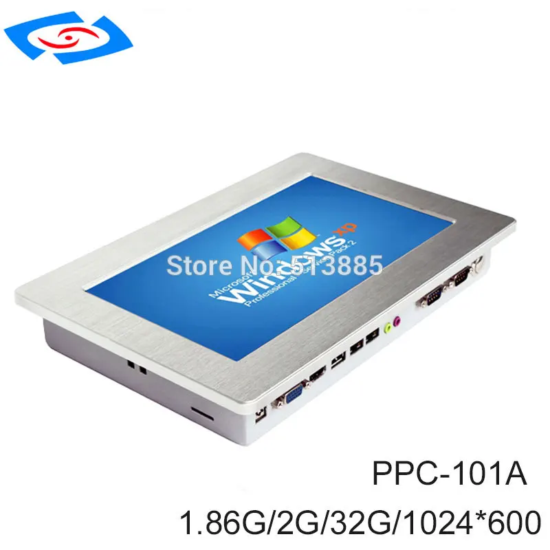 US $353.40 Touch Screen 101 Inch Industrial Panel Pc With 4G Ram 64G SSD Fanless Computer Include Wifi