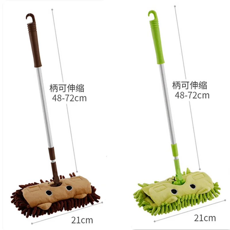 Kids Stretchable Floor Cleaning Tools Mop Broom Dustpan Play-house Toys Gift Baby Mini Sweeping House Cleaning Toys 6