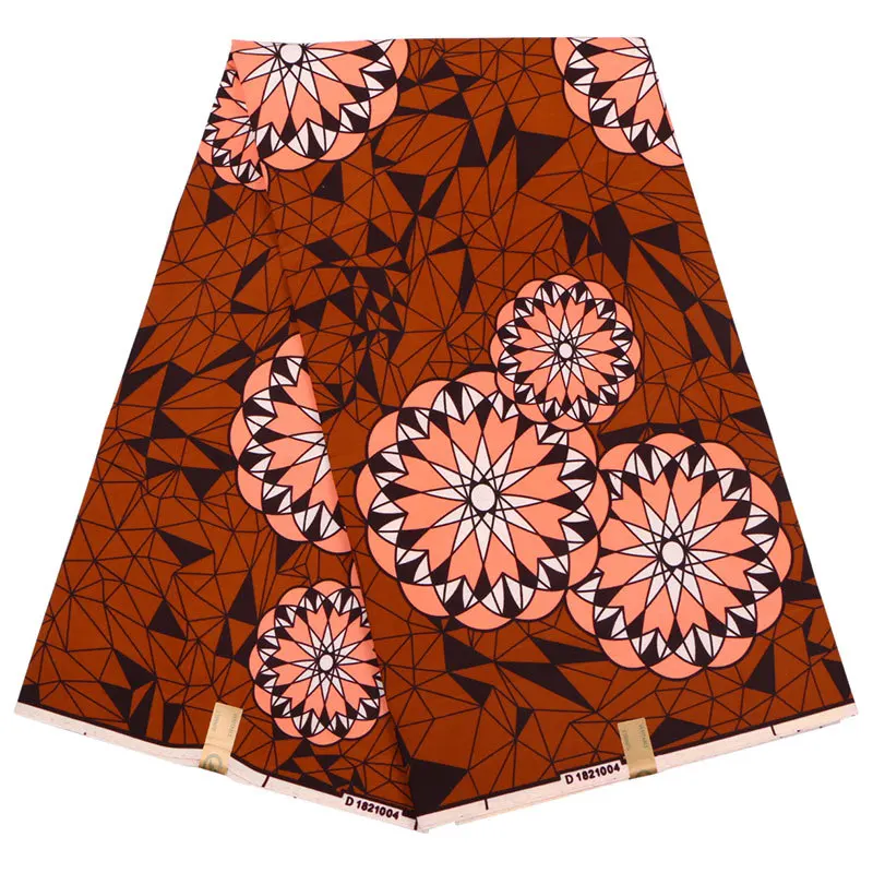 

2019 Dutch Wax Fabric 100% Polyester African Wax Print Fabric Pagnes Africain