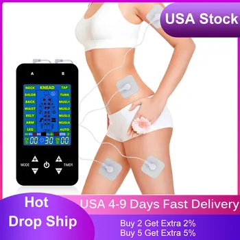

15 Modes Tens EMS Machine Electric Full Body Massager Pulse Muscle Stimulator Electrode Pads Digital Therapy Pain Relief Device
