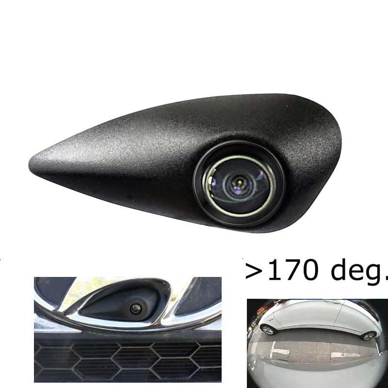 180 degree sonyccd HD vehicle logo mark camera for Hyundai Front logo Embeded solaris 2 2019 night vision Waterproof AHD CVBS