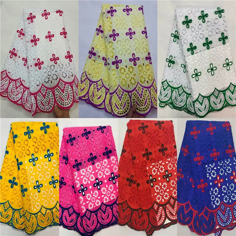 HL! хлопок африканская сухая кружевная ткань нигерийская кружевная ткань высокое качество швейцарская вуаль в швейцарской! J110505