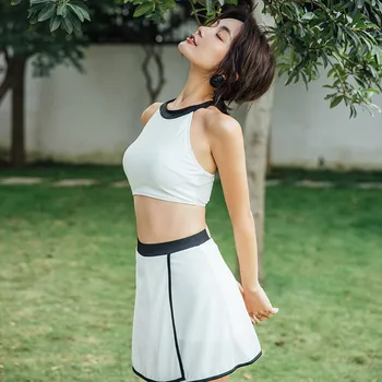 

Swimsuit Women Swimwear Bathing Suit Woman Clothes Girl Summer Swimsuits Thin With Skirt Suits Female Underwire Bracket Push Up